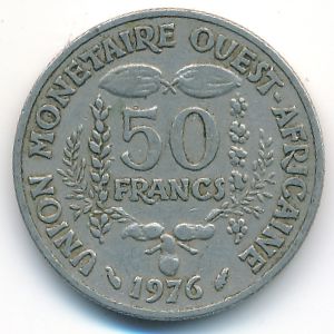 Западная Африка, 50 франков (1976 г.)