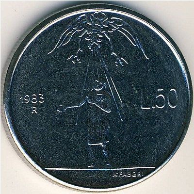 San Marino, 50 lire, 1983