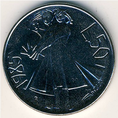 San Marino, 50 lire, 1985
