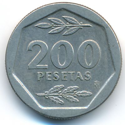 Испания, 200 песет (1987 г.)