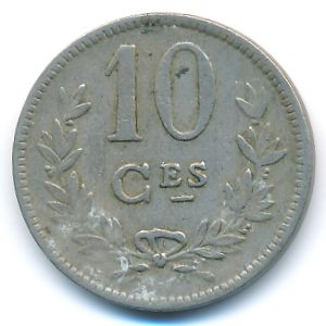 Luxemburg, 10 centimes, 1924
