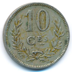 Luxemburg, 10 centimes, 1924