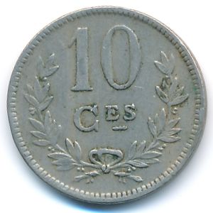 Luxemburg, 10 centimes, 1924
