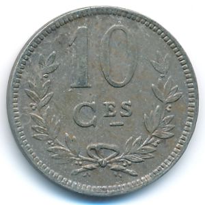 Luxemburg, 10 centimes, 1924