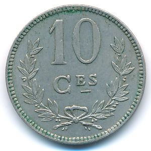 Luxemburg, 10 centimes, 1924