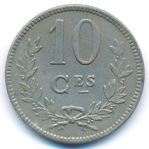 Luxemburg, 10 centimes, 1924