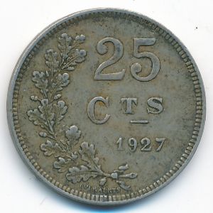 Люксембург, 25 сентим (1927 г.)