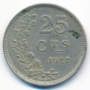 Люксембург, 25 сентим (1927 г.)