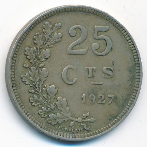 Люксембург, 25 сентим (1927 г.)