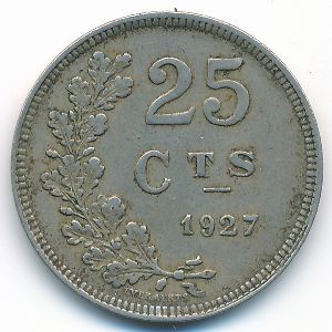 Люксембург, 25 сентим (1927 г.)