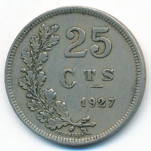Люксембург, 25 сентим (1927 г.)