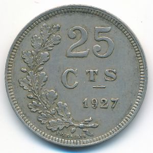 Люксембург, 25 сентим (1927 г.)