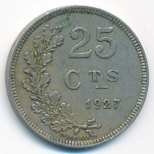 Люксембург, 25 сентим (1927 г.)