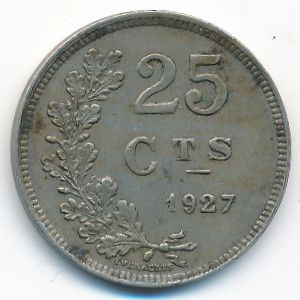 Люксембург, 25 сентим (1927 г.)