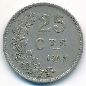 Люксембург, 25 сентим (1927 г.)