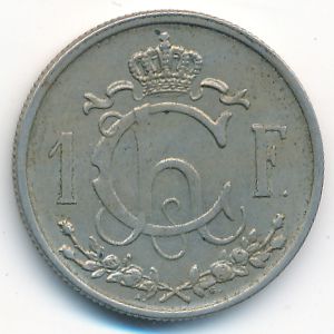 Luxemburg, 1 franc, 1946
