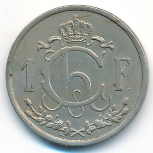 Luxemburg, 1 franc, 1946