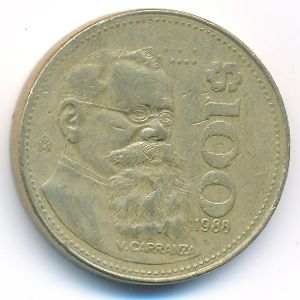 Мексика, 100 песо (1988 г.)