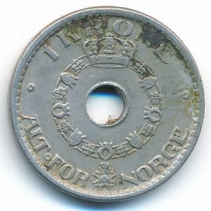 Норвегия, 1 крона (1951 г.)