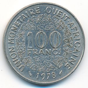Западная Африка, 100 франков (1978 г.)