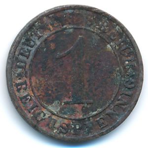 Веймарская республика, 1 рейхспфенниг (1930 г.)