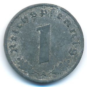 Третий Рейх, 1 рейхспфенниг (1942 г.)