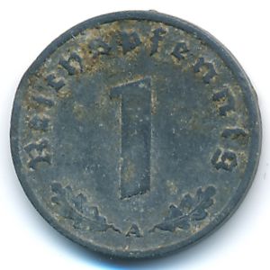 Третий Рейх, 1 рейхспфенниг (1942 г.)