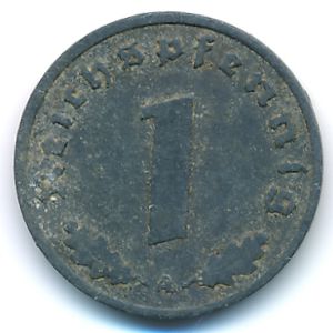 Третий Рейх, 1 рейхспфенниг (1942 г.)