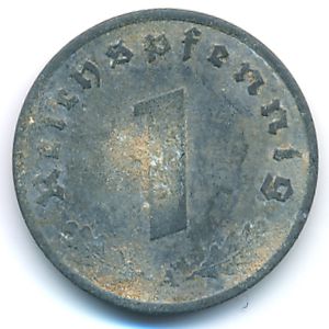 Третий Рейх, 1 рейхспфенниг (1943 г.)