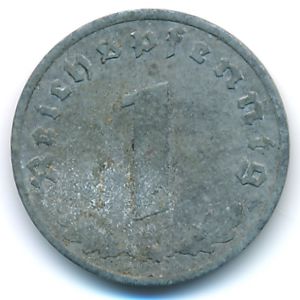 Третий Рейх, 1 рейхспфенниг (1943 г.)