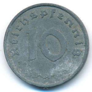 Третий Рейх, 10 рейхспфеннигов (1940 г.)