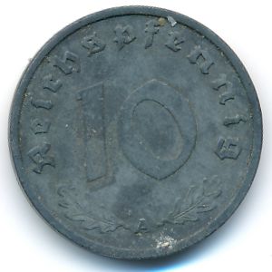 Третий Рейх, 10 рейхспфеннигов (1940 г.)
