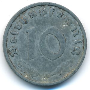 Третий Рейх, 10 рейхспфеннигов (1940 г.)