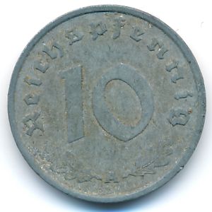 Третий Рейх, 10 рейхспфеннигов (1940 г.)