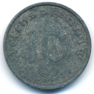 Третий Рейх, 10 рейхспфеннигов (1940 г.)