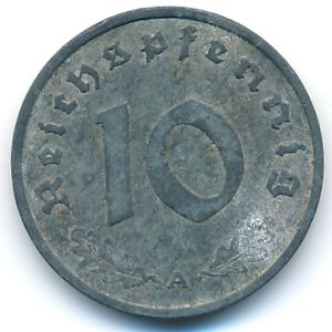 Третий Рейх, 10 рейхспфеннигов (1940 г.)