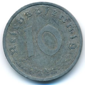 Третий Рейх, 10 рейхспфеннигов (1940 г.)