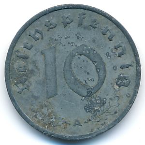 Третий Рейх, 10 рейхспфеннигов (1941 г.)