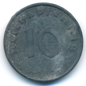 Третий Рейх, 10 рейхспфеннигов (1942 г.)