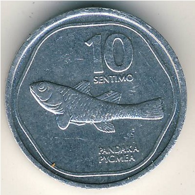 Philippines, 10 centimos, 1983–1987