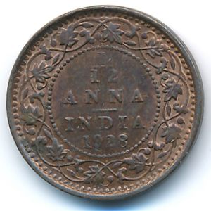 Британская Индия, 1/12 анны (1928 г.)