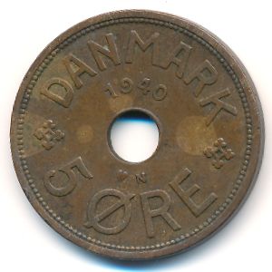 Дания, 5 эре (1940 г.)