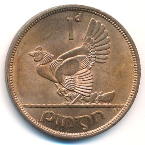 Ирландия, 1 пенни (1966 г.)