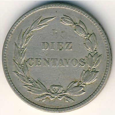 Ecuador, 10 centavos, 1918