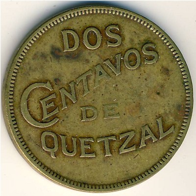 Guatemala, 2 centavos, 1932