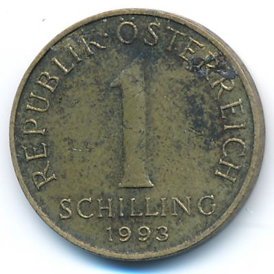 Австрия, 1 шиллинг (1993 г.)