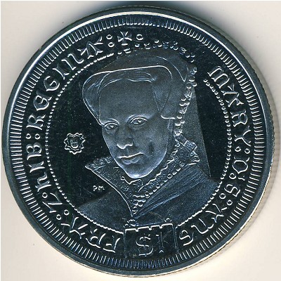 Virgin Islands, 1 dollar, 2008