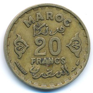 Марокко, 20 франков (1951 г.)