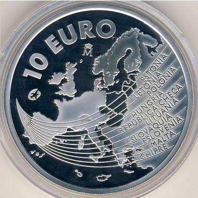 Spain, 10 euro, 2004