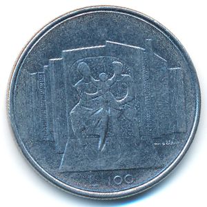 Сан-Марино, 100 лир (1976 г.)